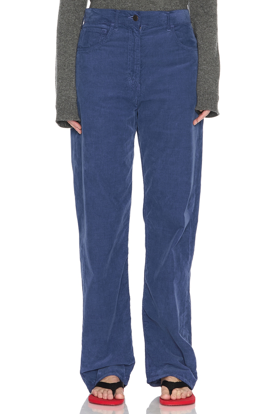 Image 1 of The Row Tarley Pant in Washed Blue