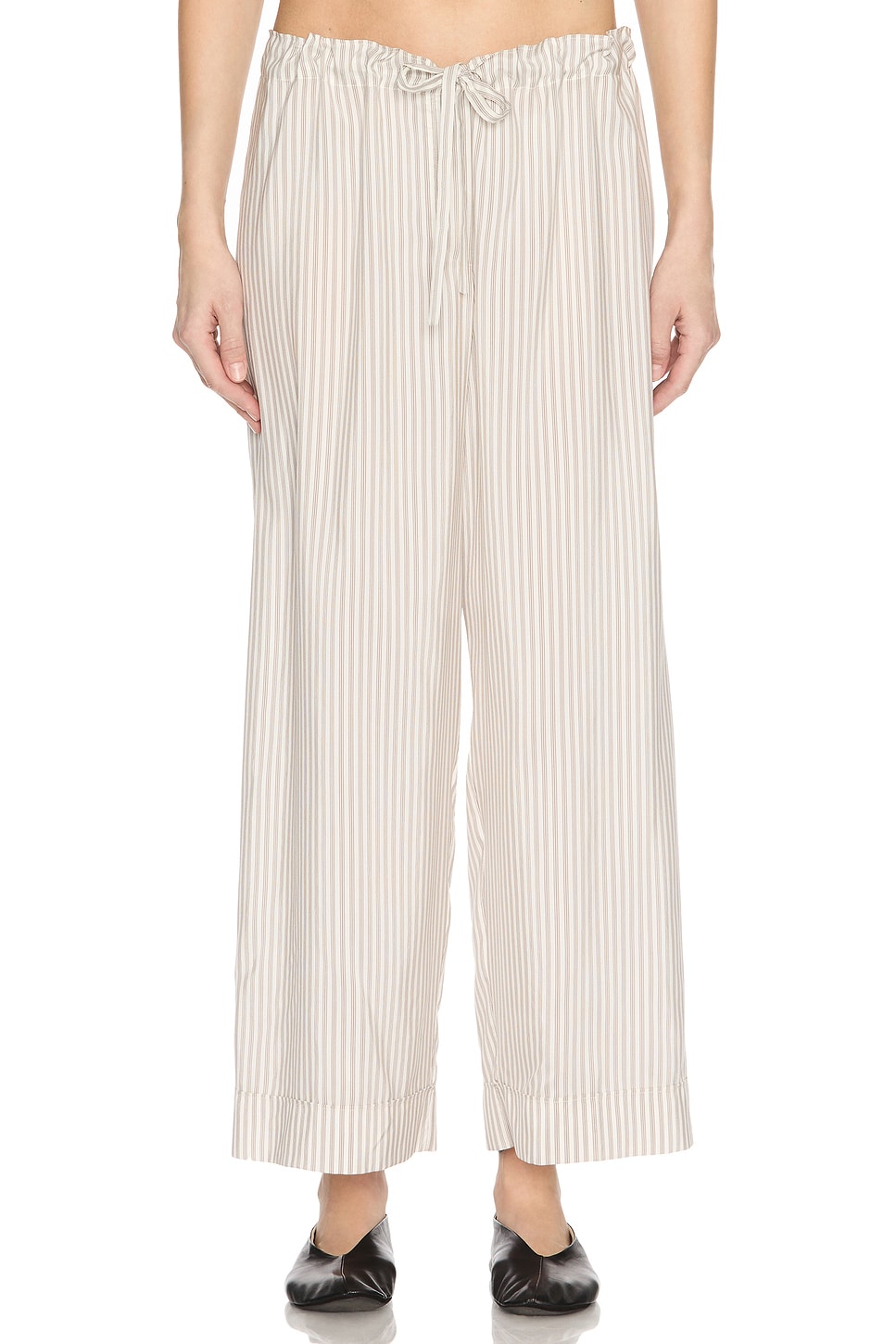 Image 1 of The Row Yayah Pant in White & Grey