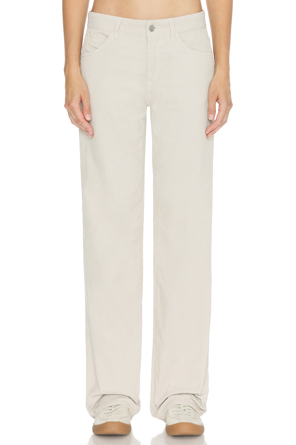 Image 1 of The Row Carlyl Pant in Ice