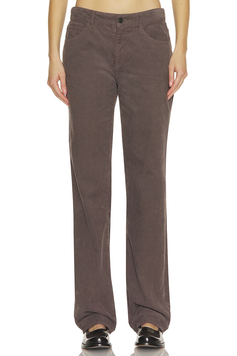Image 1 of The Row Carlyl Pant in Mud