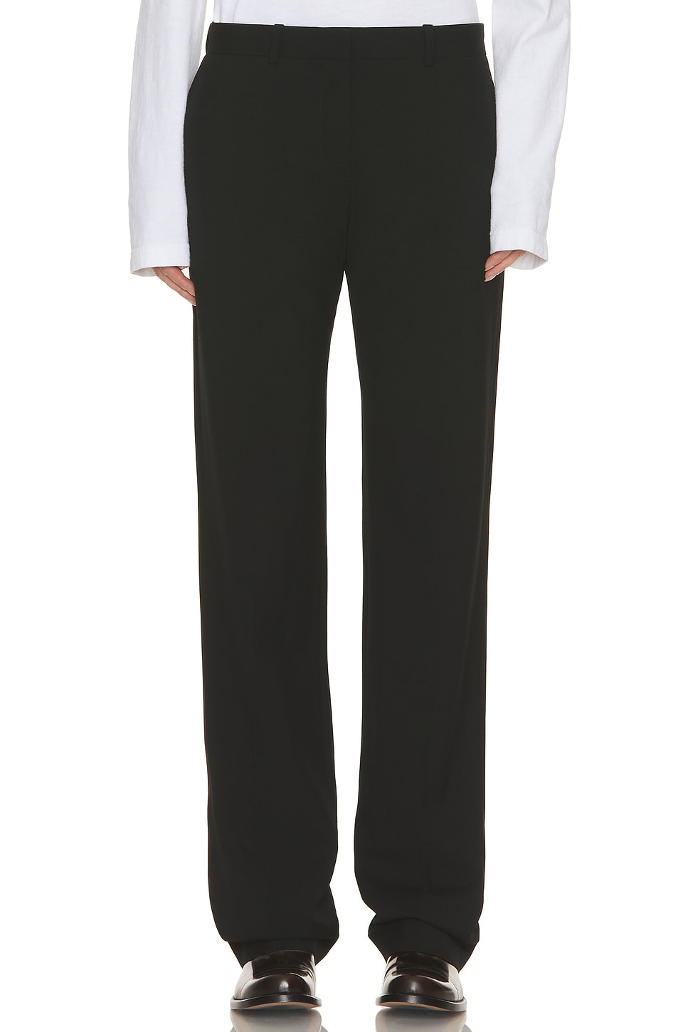 Image 1 of The Row Hiram Pant in Black