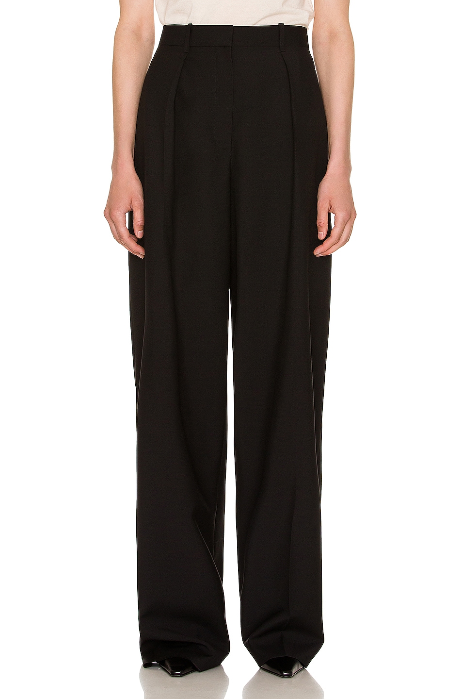 Image 1 of The Row Marce Pant in Onyx