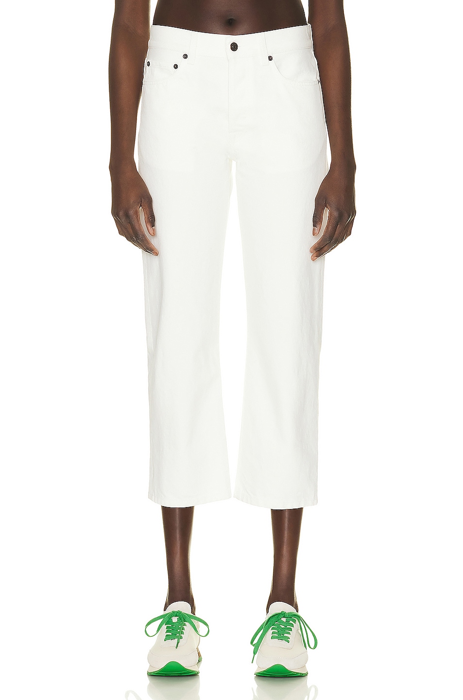 Image 1 of The Row Lesley Pant in White
