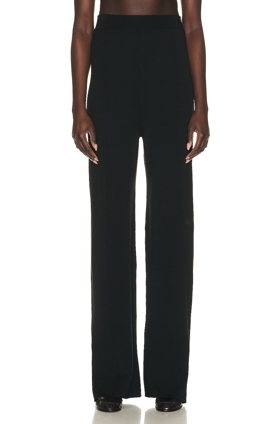 Image 1 of The Row Egle Pant in Black & Navy