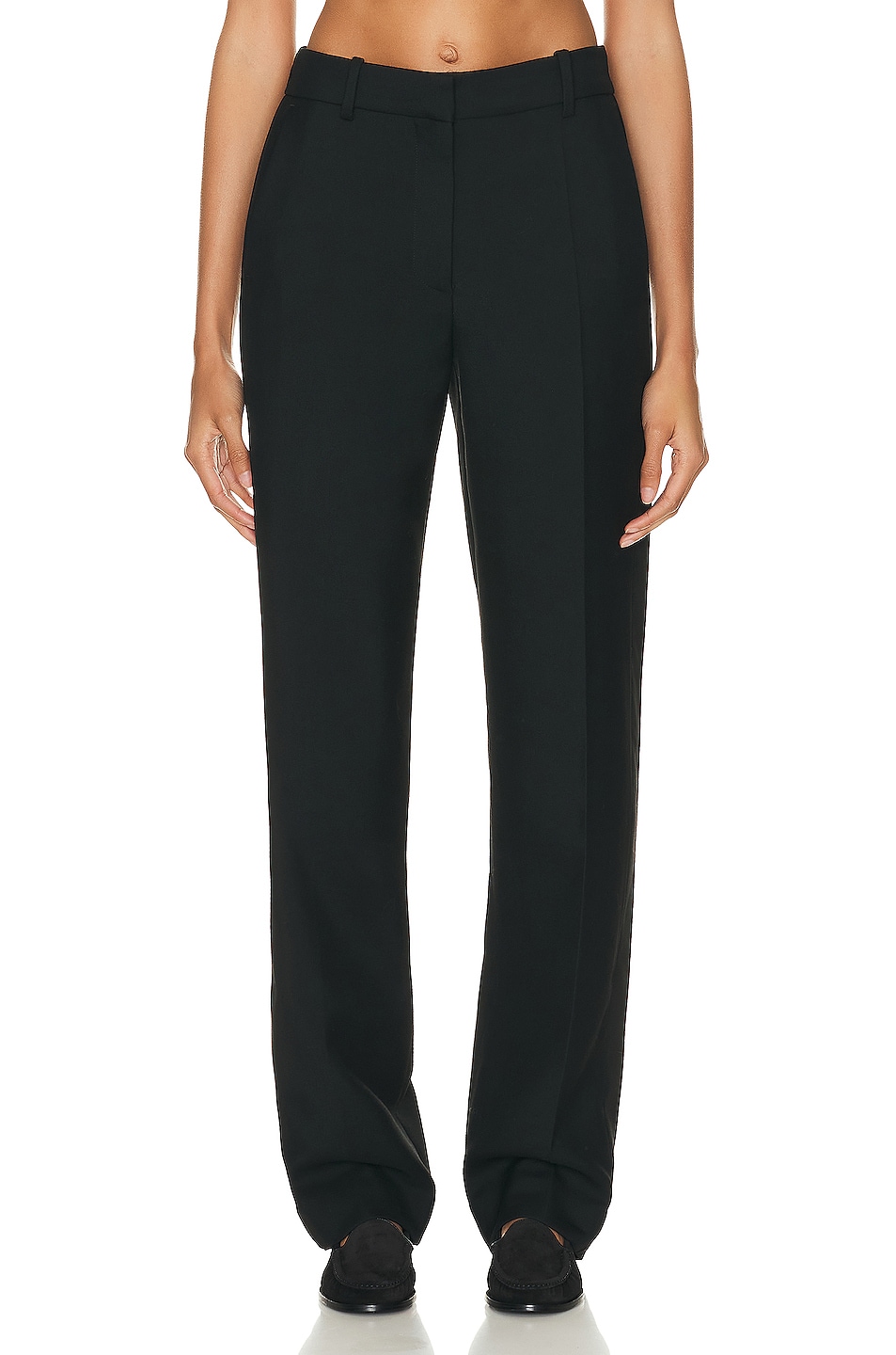 Image 1 of The Row Borgo Pant in Black