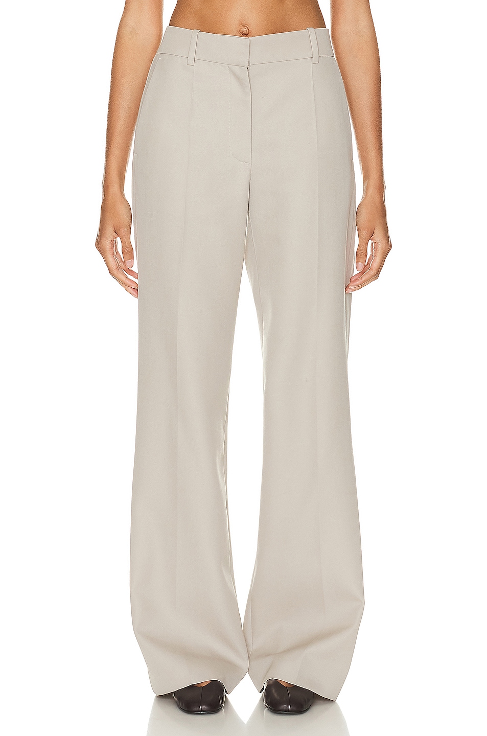 Image 1 of The Row Bremy Pant in Beige & Grey