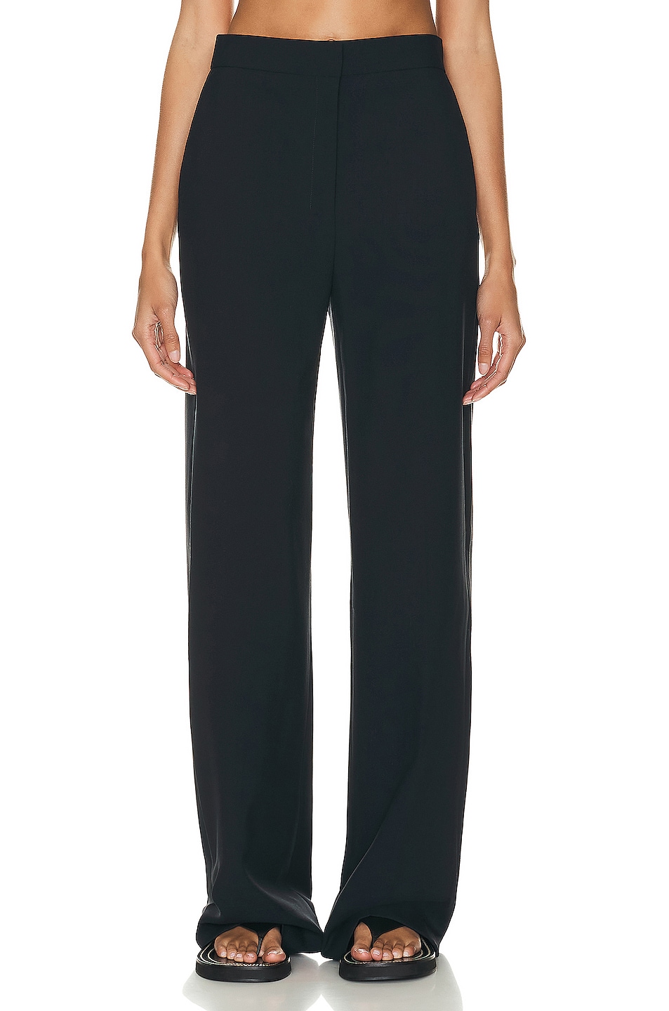 Image 1 of The Row Delton Pant in Dark Blue