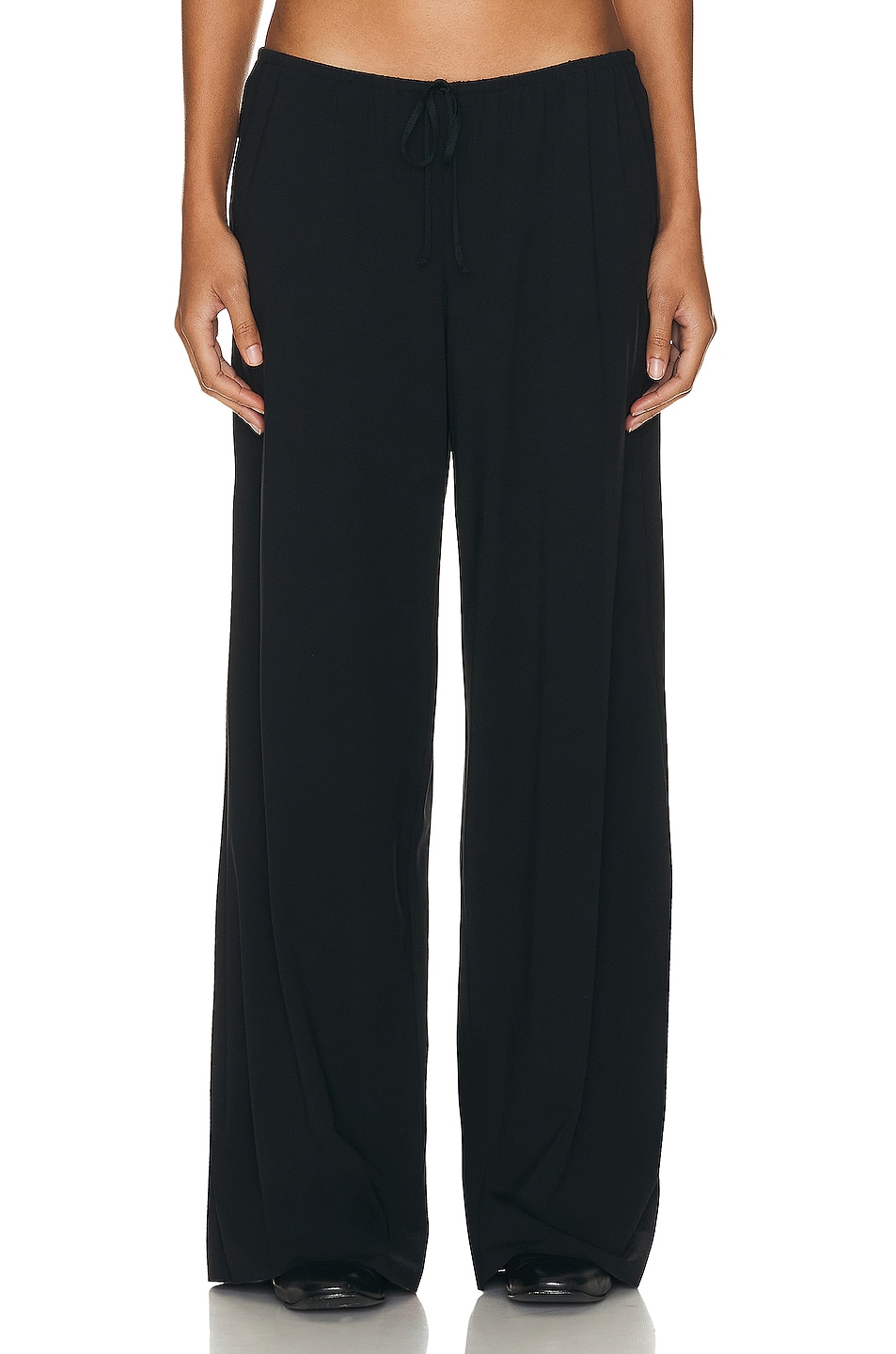 Image 1 of The Row Bariem Pants in Black