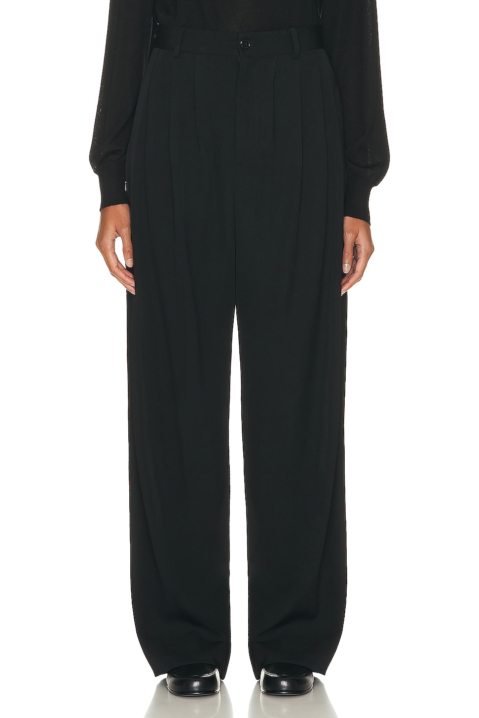 Image 1 of The Row Rufos Pant in Black