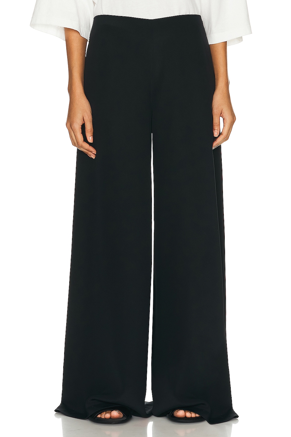 Image 1 of The Row Dela Pant in Black