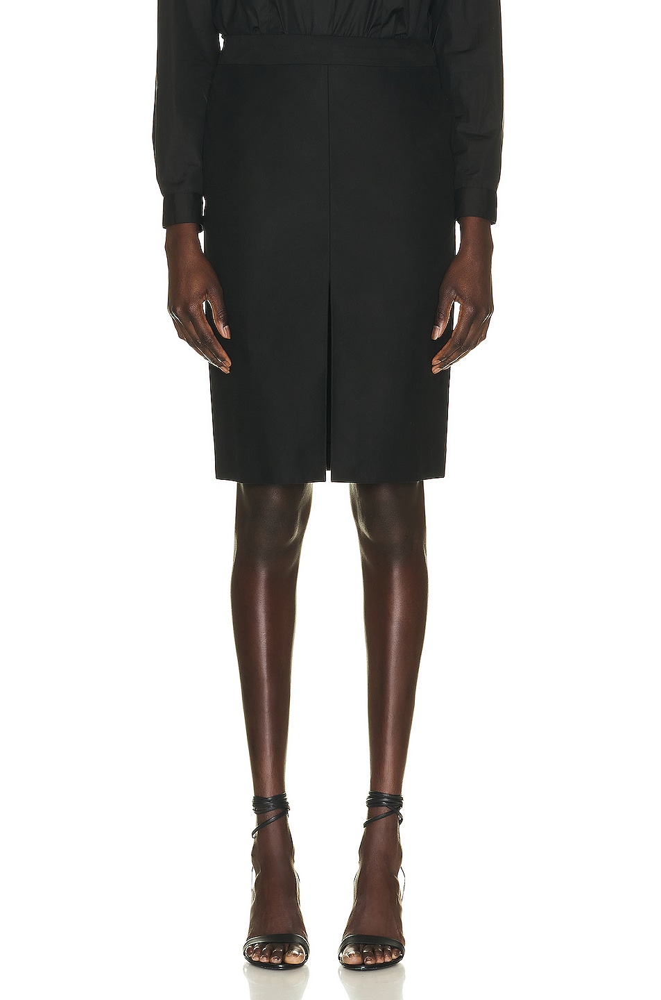 The Row Benson Skirt in Black | FWRD