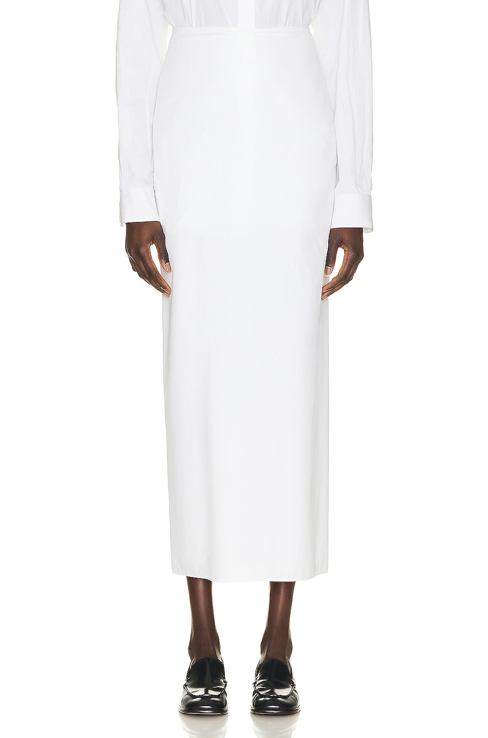 Image 1 of The Row Ryon Skirt in White