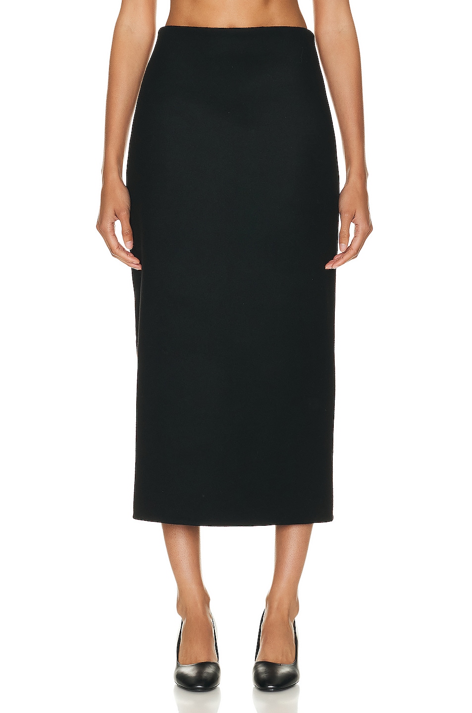 Image 1 of The Row Bartellette Skirt in Black