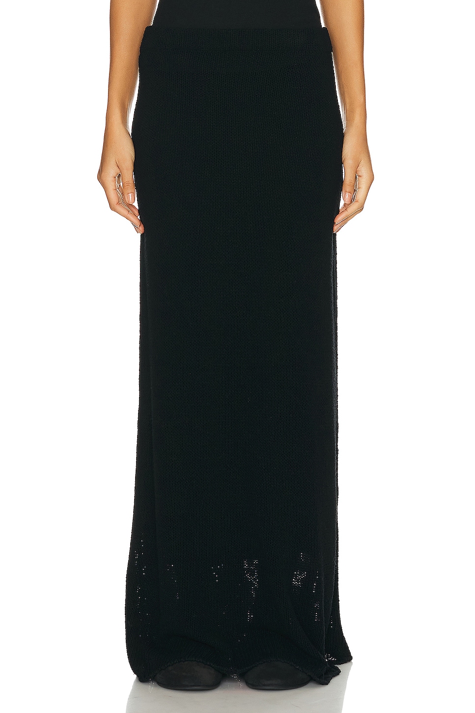 Image 1 of The Row Fumaia Skirt in Black