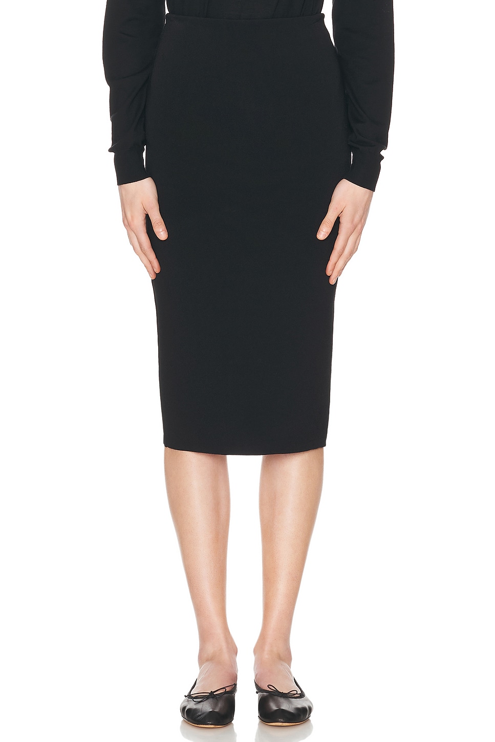 Image 1 of The Row Hodette Skirt in Black