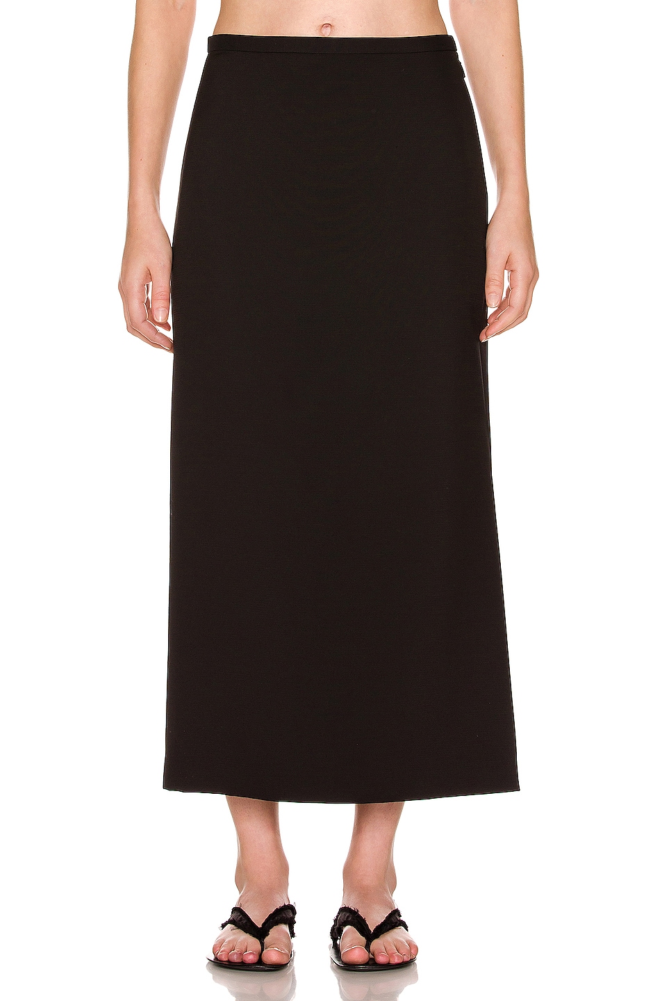 Image 1 of The Row Olina Skirt in Black