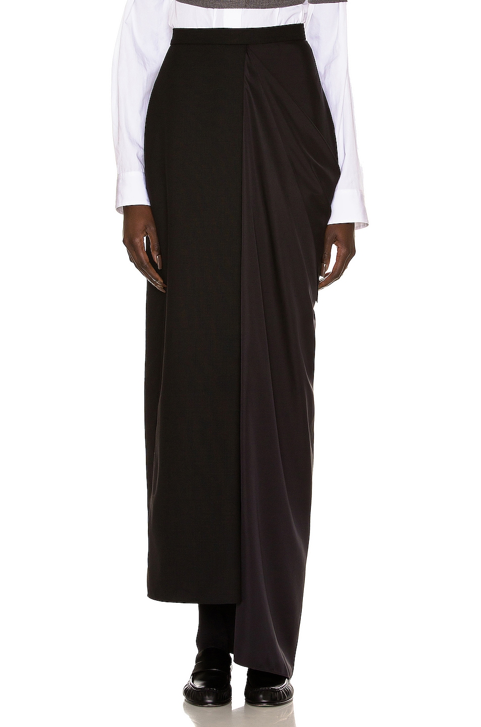 Image 1 of The Row Axel Skirt in Black