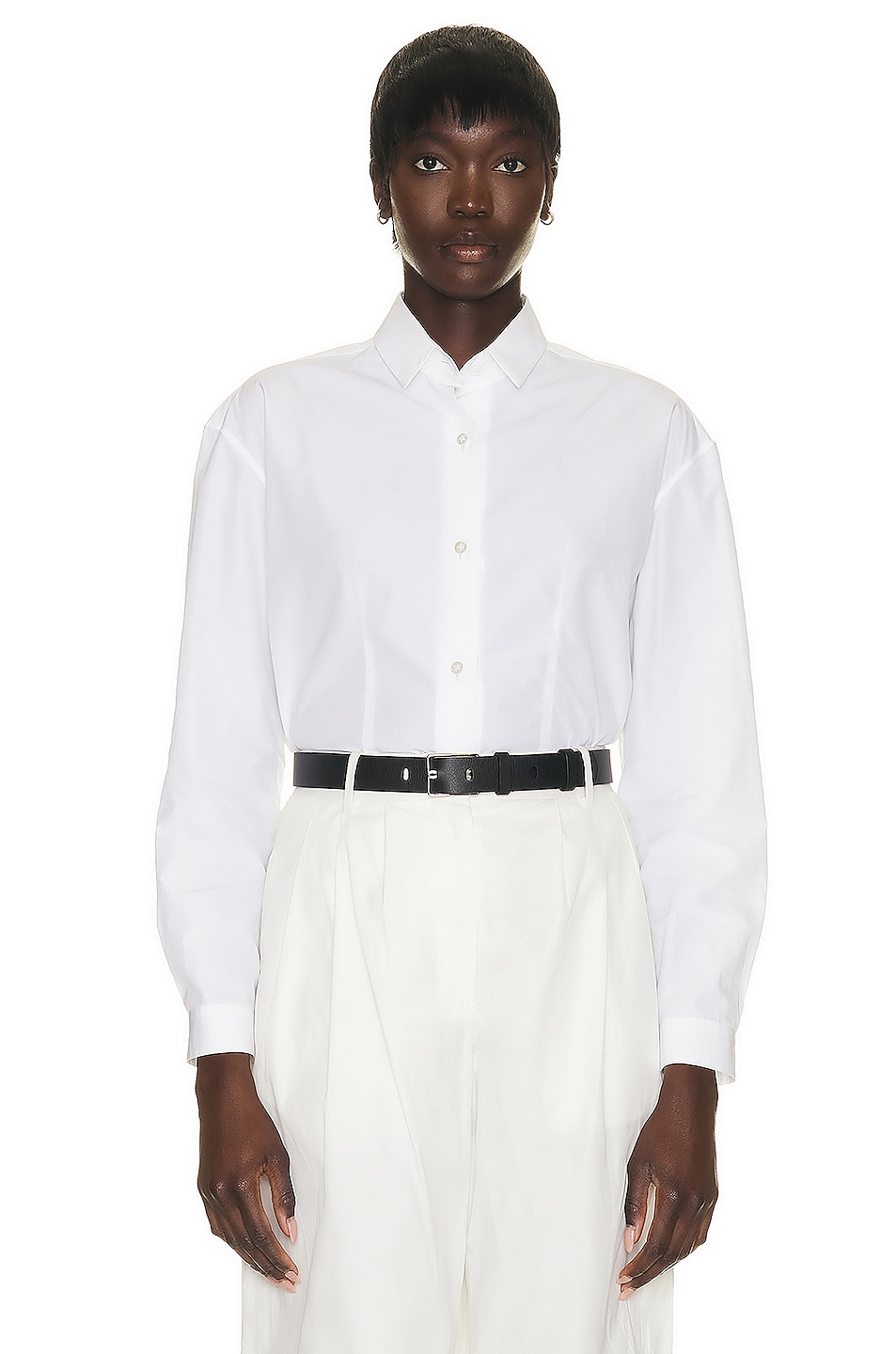 Image 1 of The Row Baltica Shirt in White