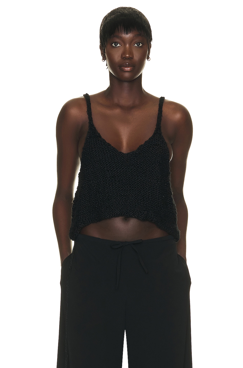 Image 1 of The Row Jilie Top in Black