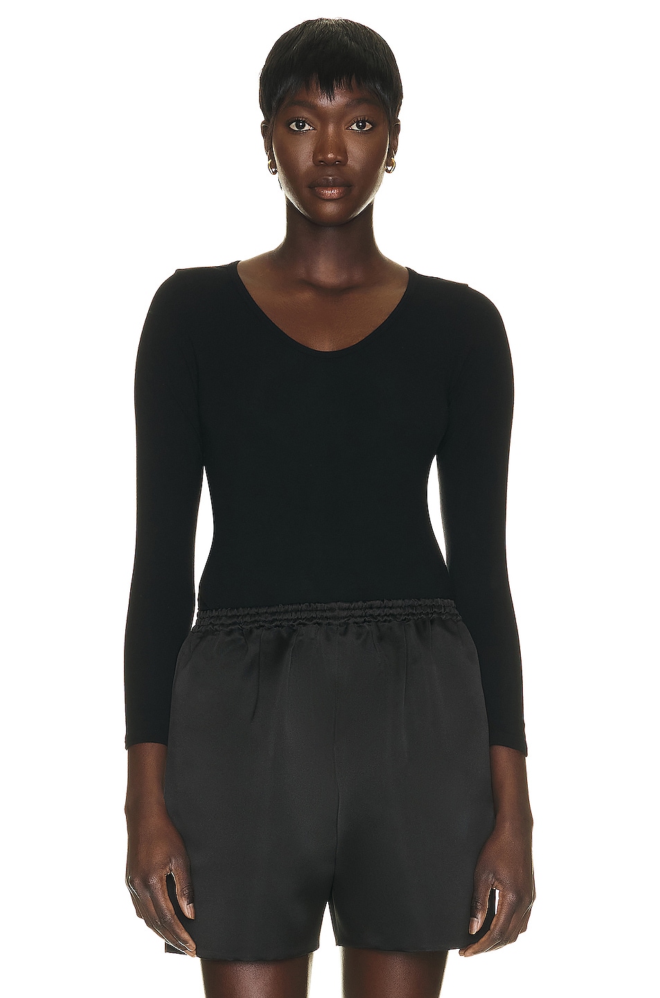 The Row Raya Top in Black | FWRD