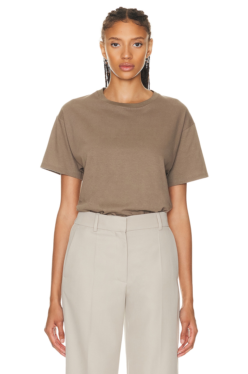 Image 1 of The Row Ashton Top in Taupe