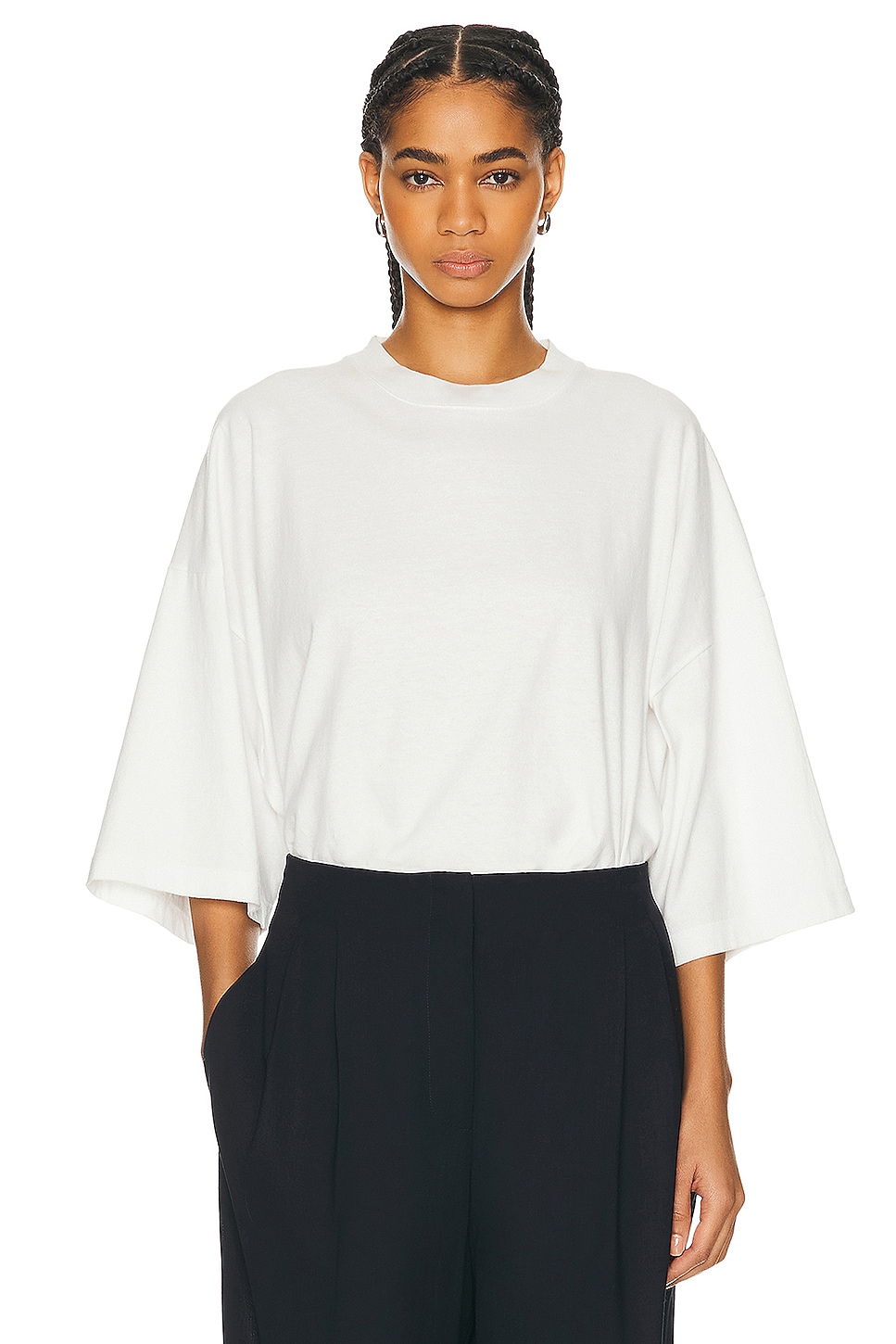 Image 1 of The Row Oversized T-shirt in White