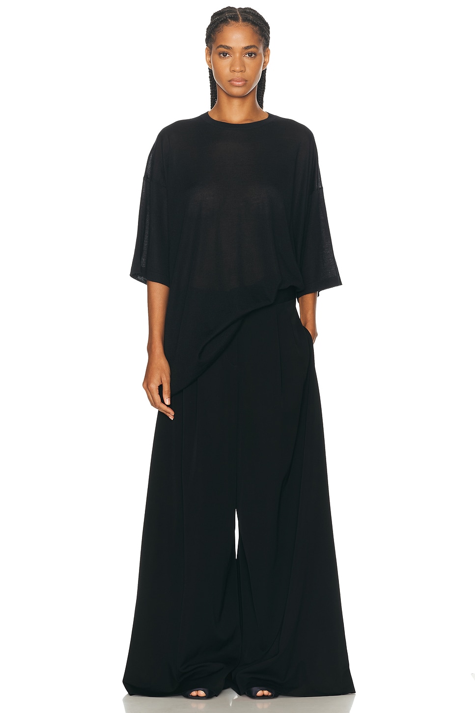 Image 1 of The Row Graig Top in Black