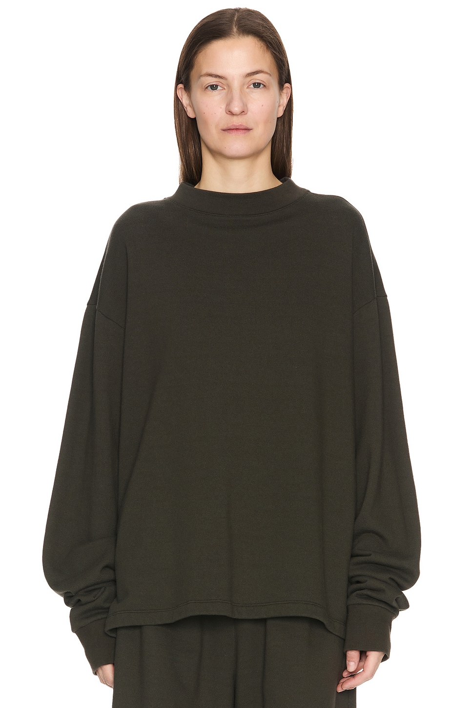 Image 1 of The Row Amira Top in Warm Sepia