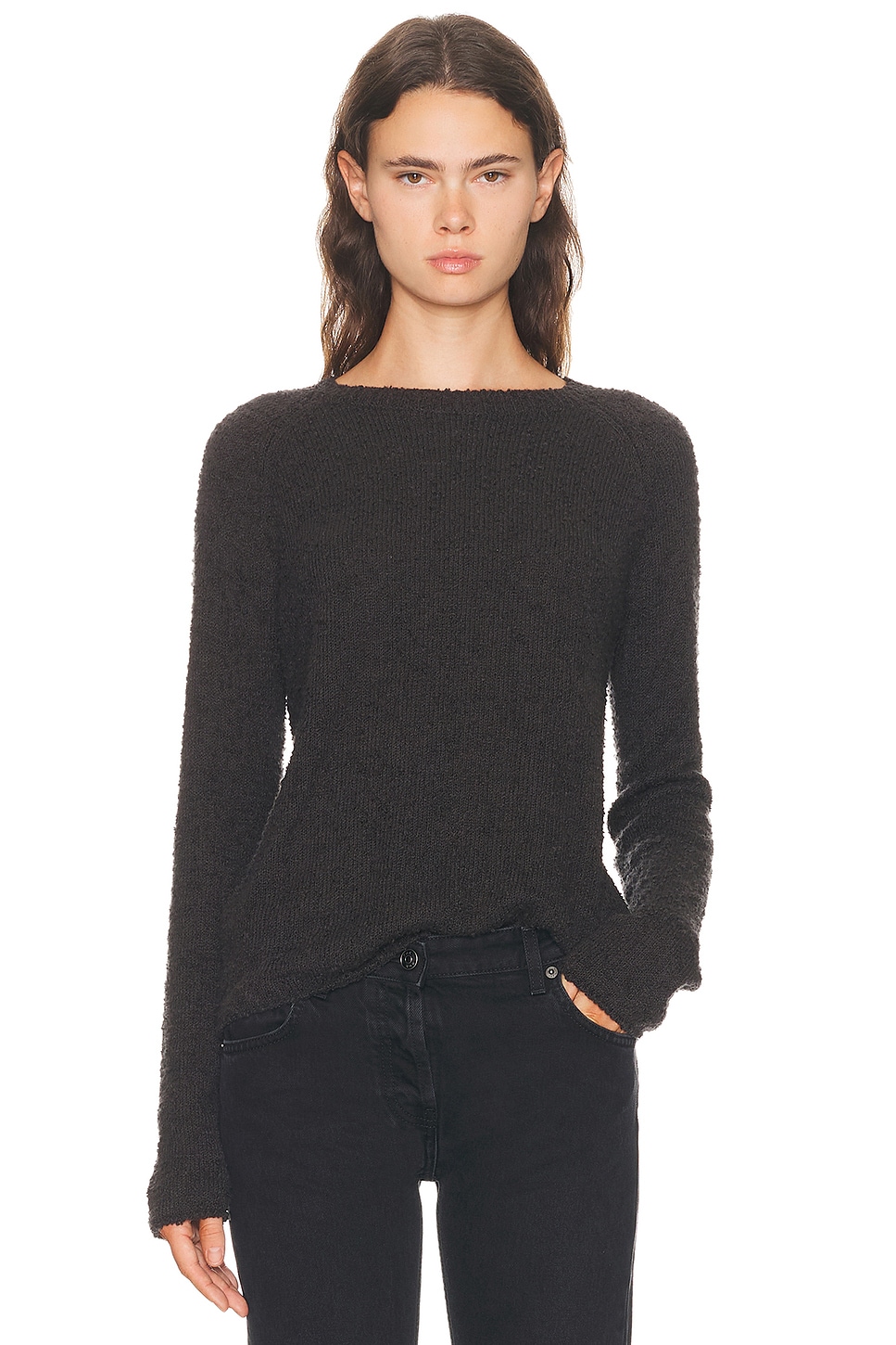 Image 1 of The Row Kathy Top in Faded Black