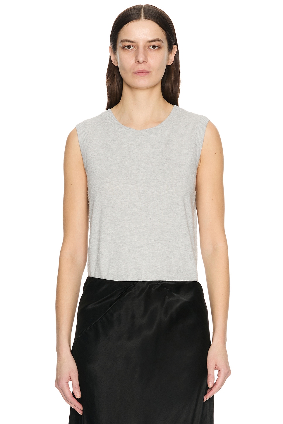 Image 1 of The Row Kishan Top in Grey Melange