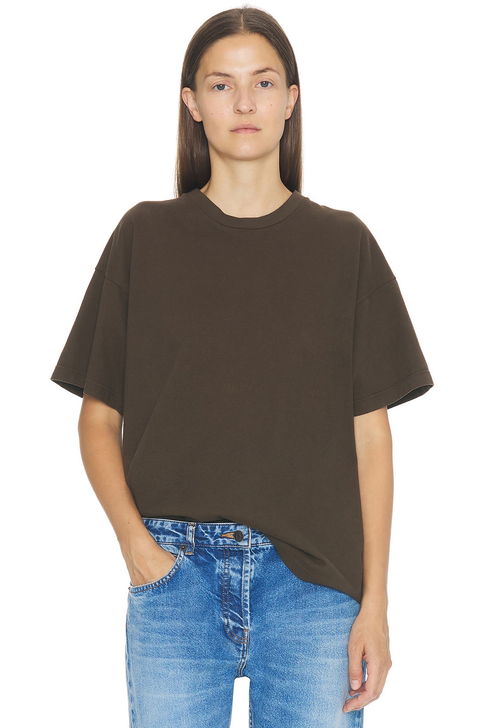Image 1 of The Row Lavinia Top in Sepia