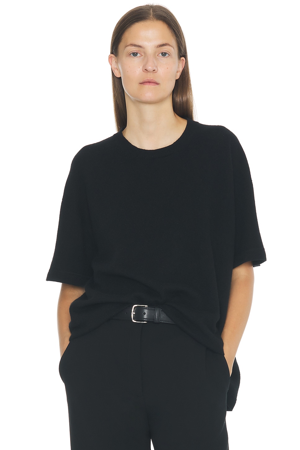 Image 1 of The Row Lynara Top in Black
