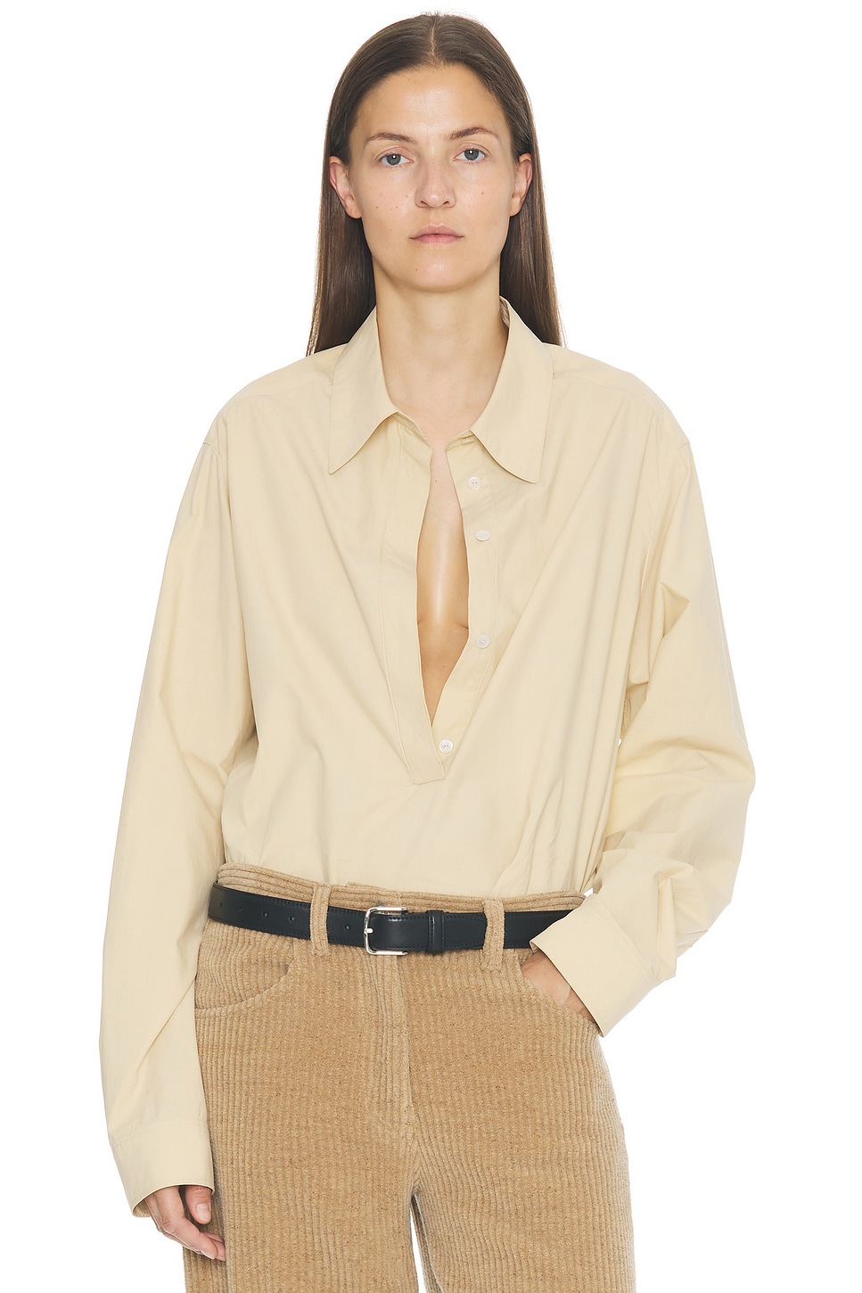 The Row Margan Shirt In Neutral