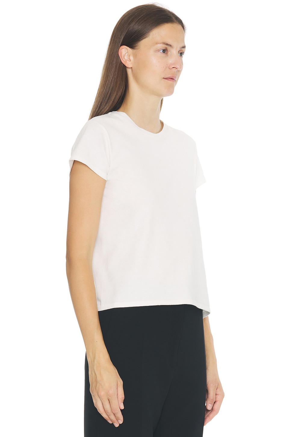 The Row Item O-neck Short-sleeved T-shirt In White