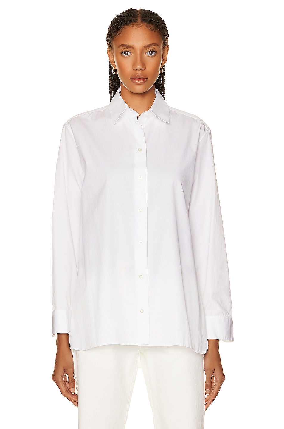 The Row Sisilia Shirt in Optic White | FWRD