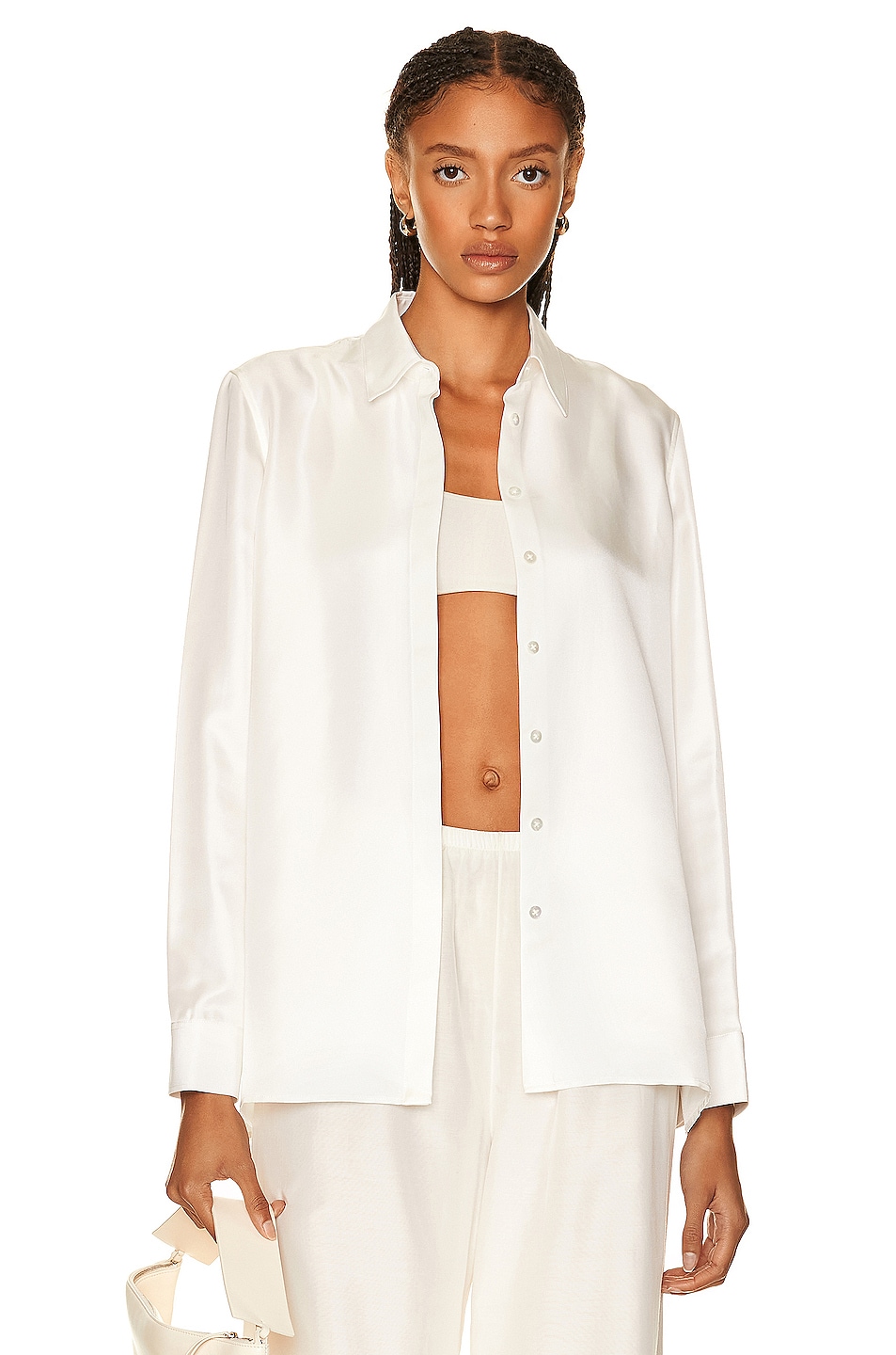 Image 1 of The Row Carla Top in White
