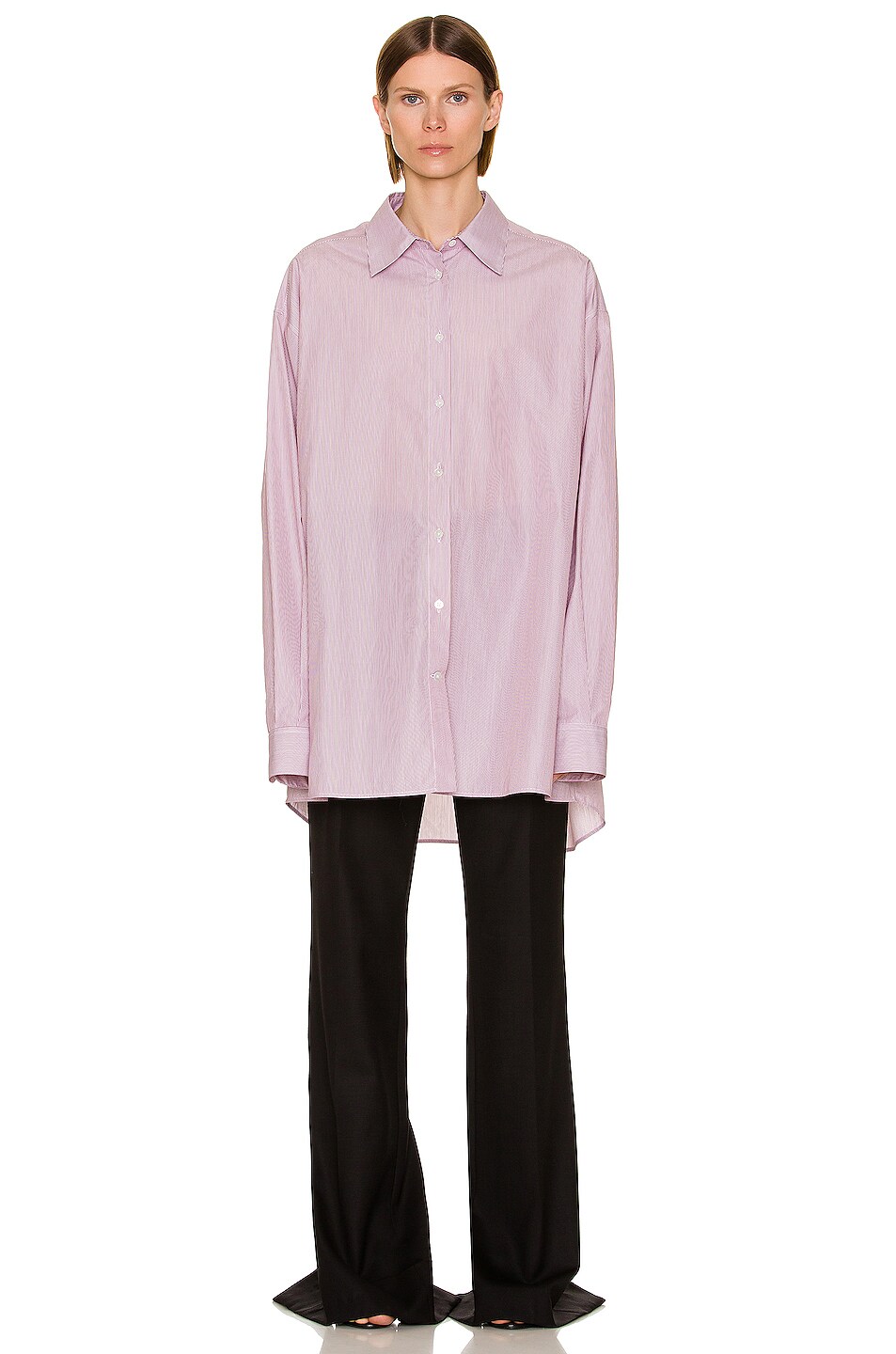 The Row Luka Shirt Blue White