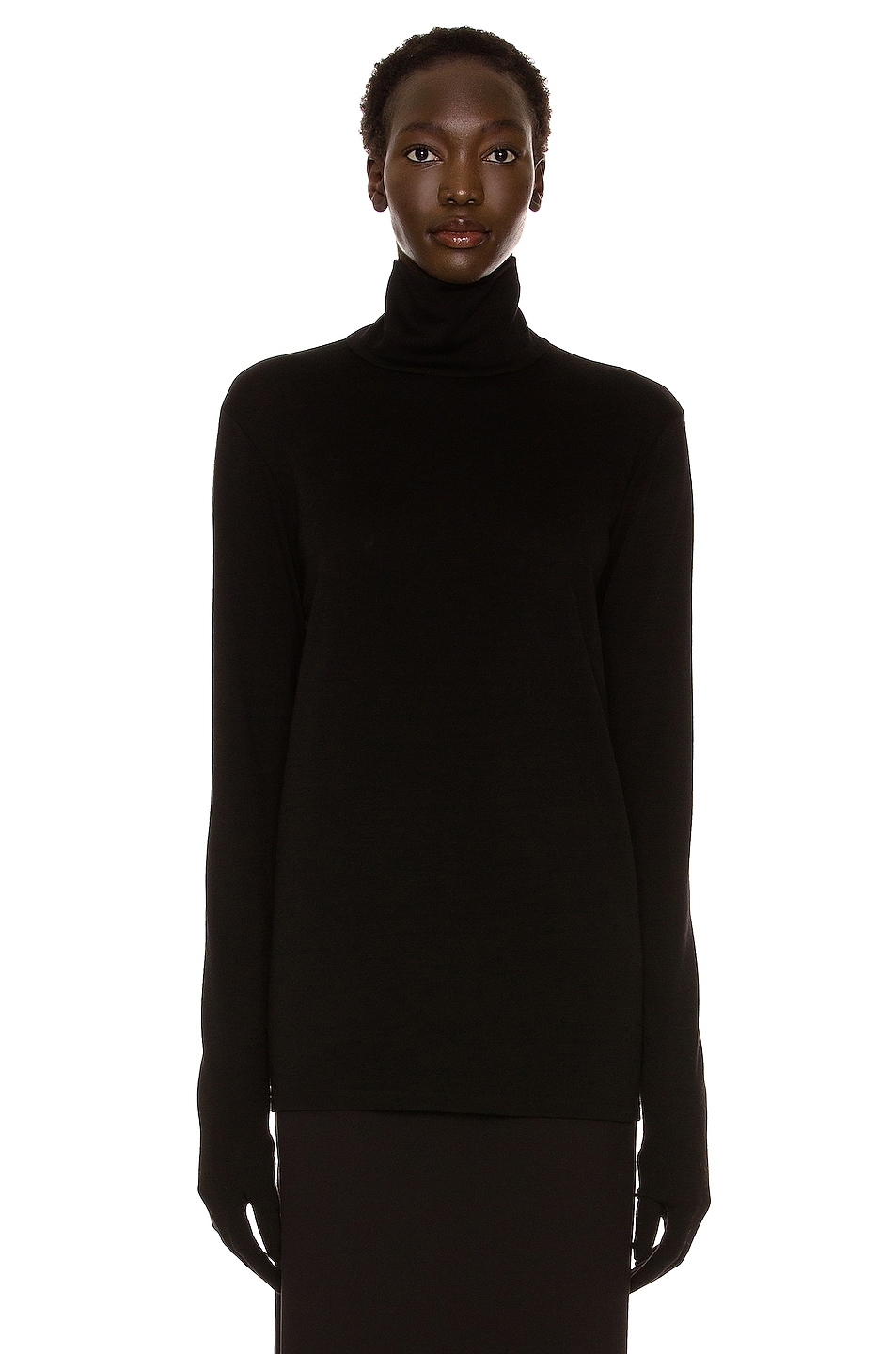 Image 1 of The Row Aino Top in Black