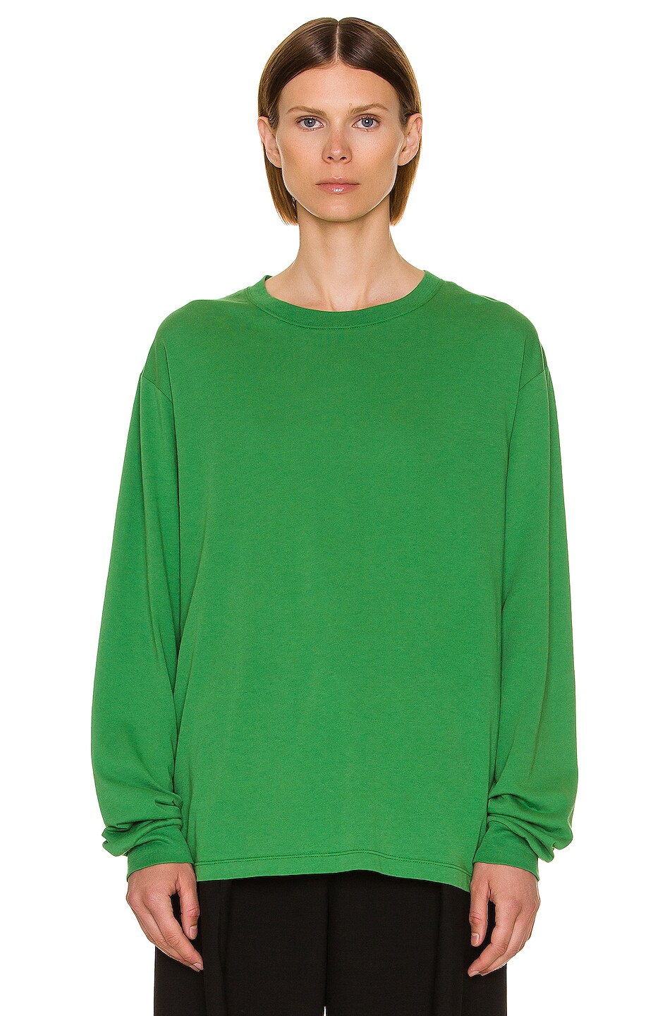 Image 1 of The Row Ciles Top in Green