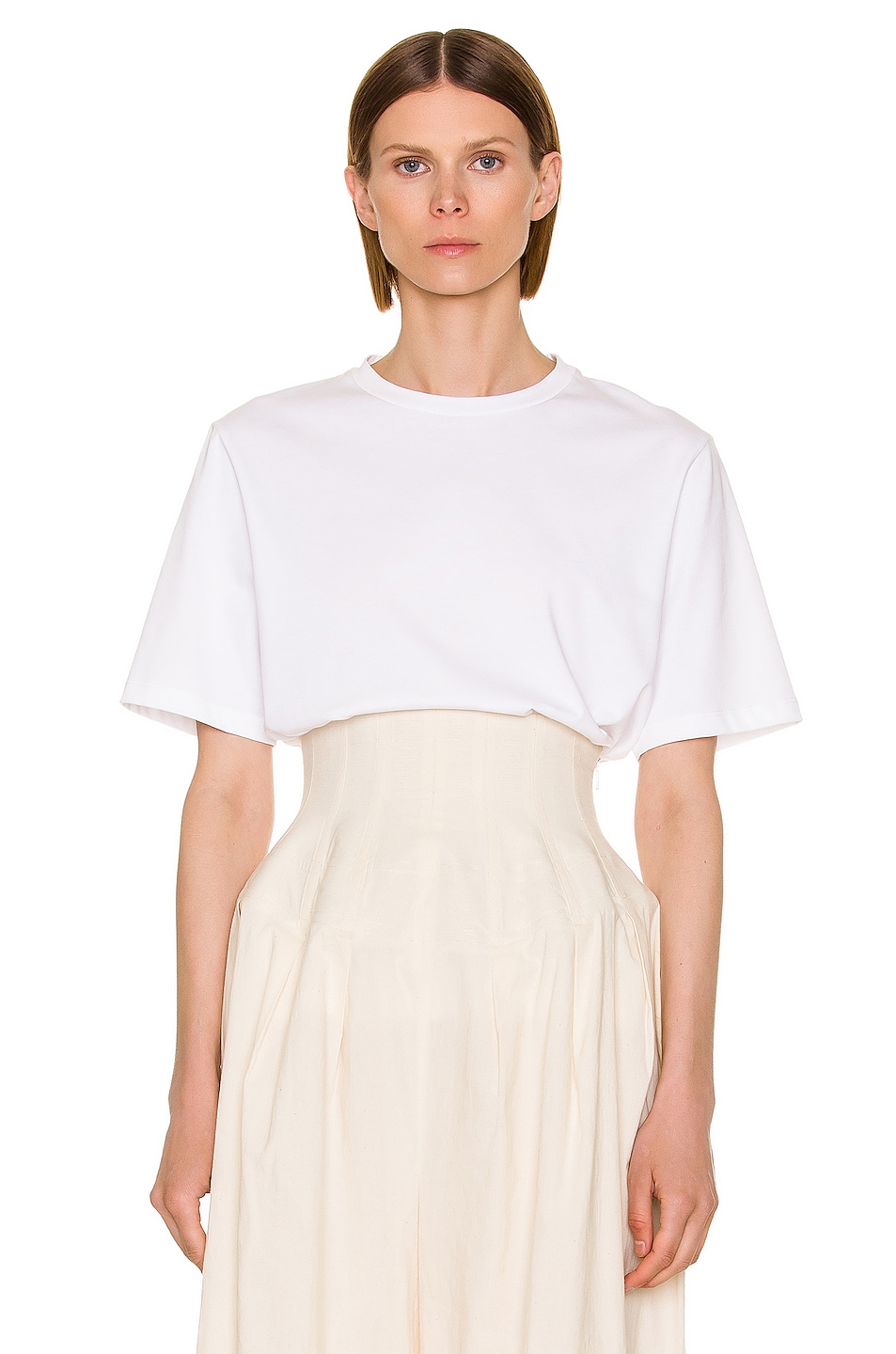 Image 1 of The Row Chiara Top in White