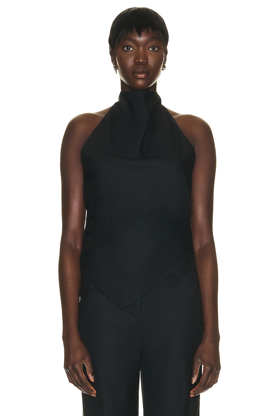 Image 1 of The Row Bence Top in Black