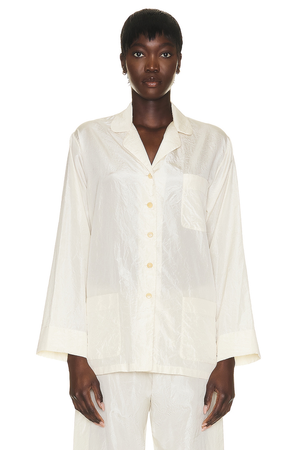 Image 1 of The Row Morpheus Shirt in Off White