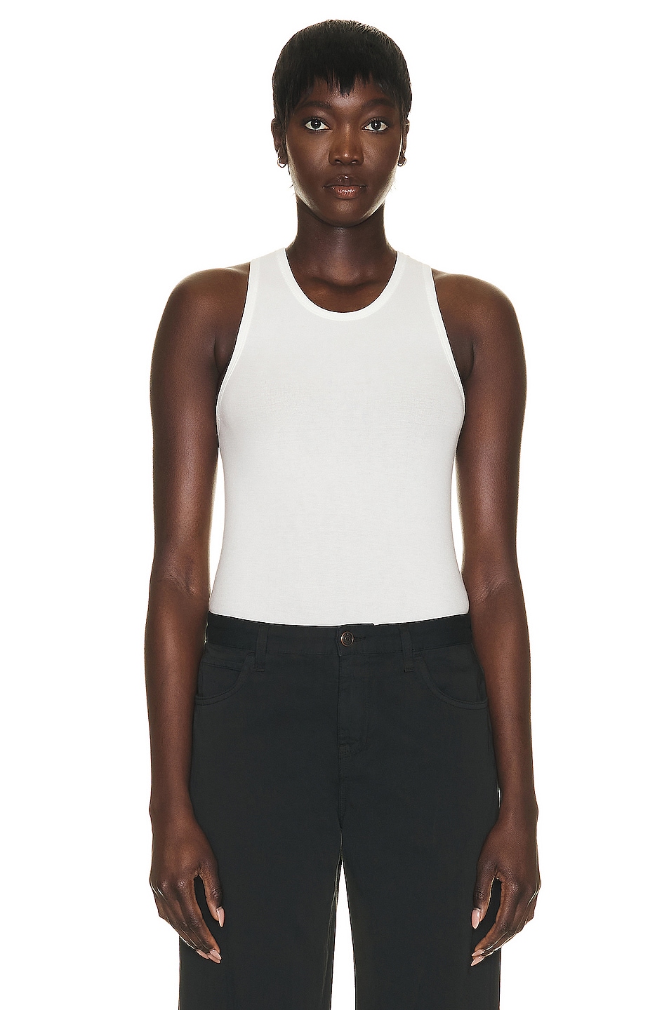 Image 1 of The Row Hau Top in White
