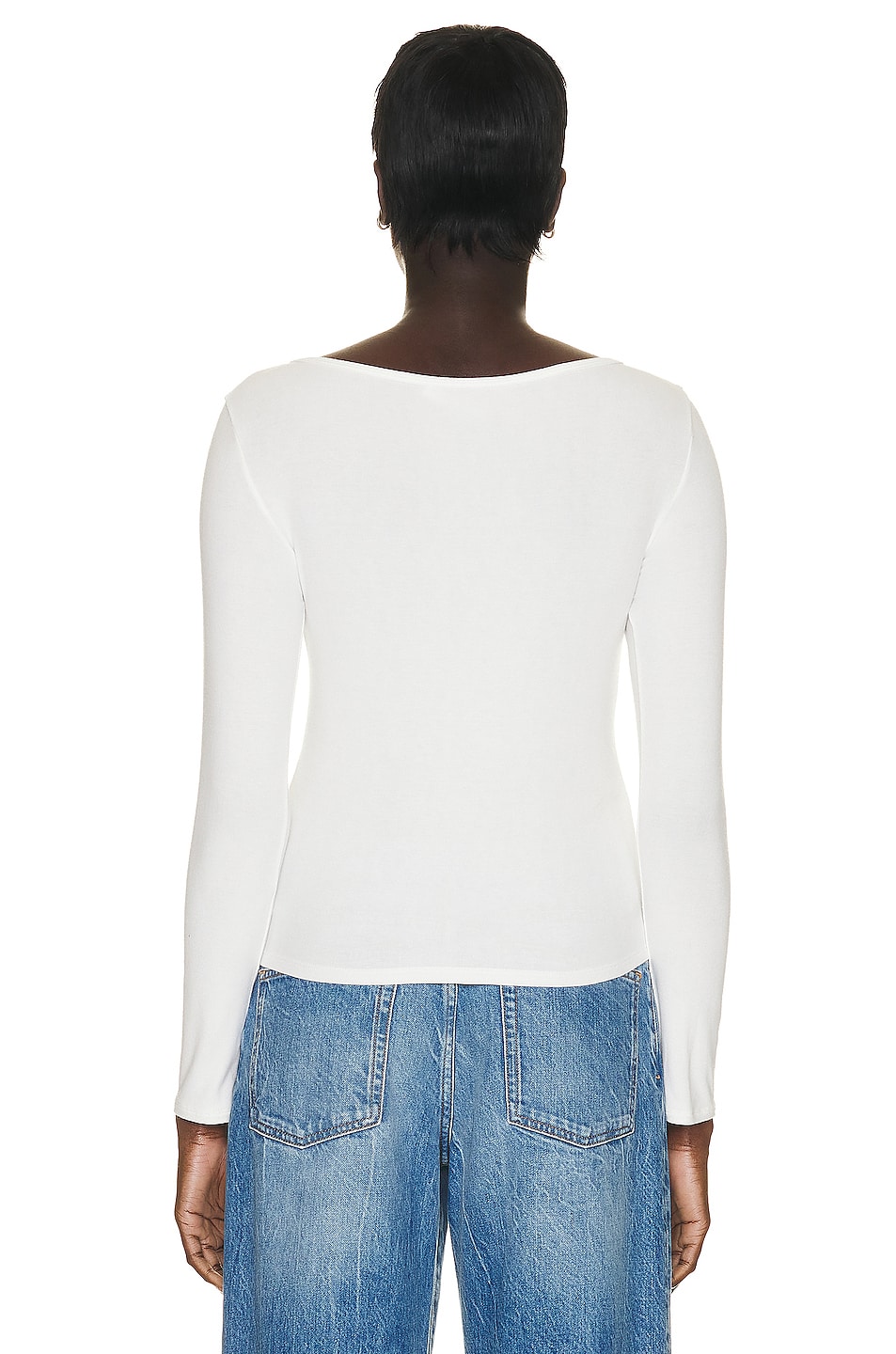 The Row Raya Top in White | FWRD