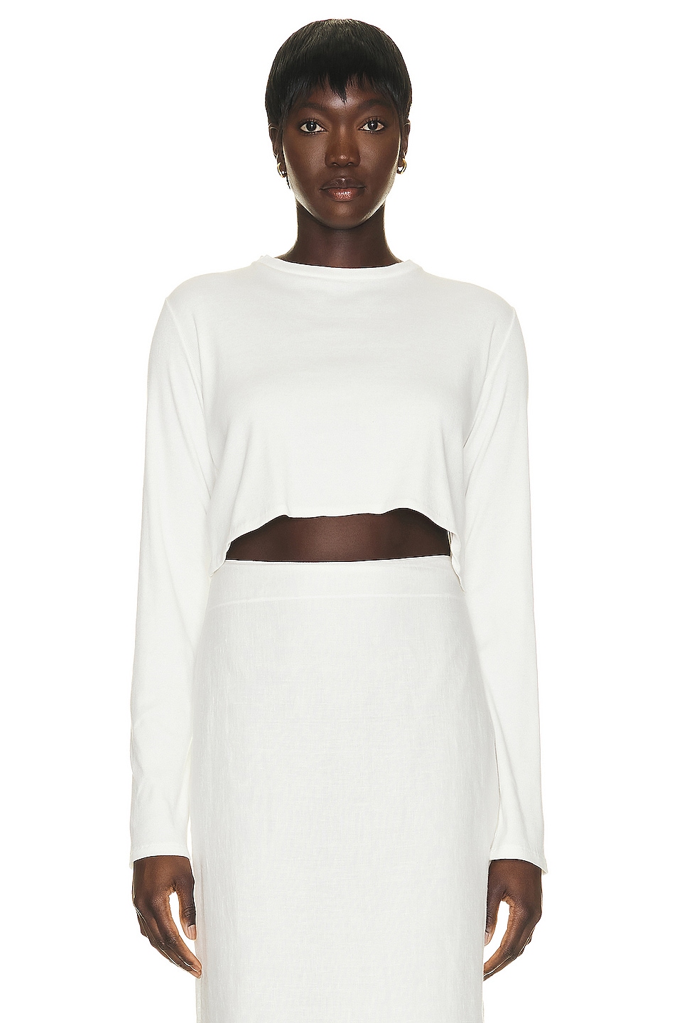 Image 1 of The Row Ames Top in White
