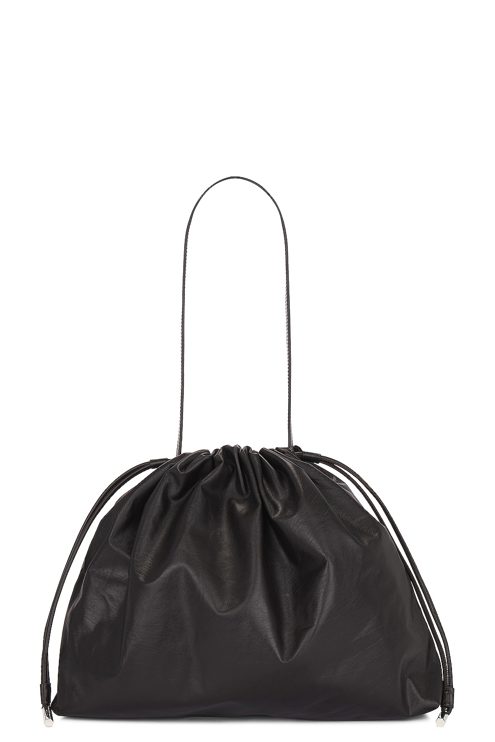 Shop The Row Angy Hobo Bag In Dark Brown Pld