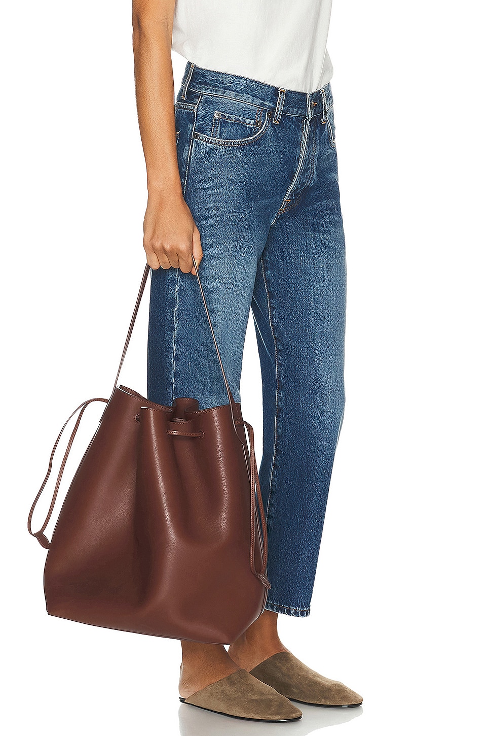 Shop The Row Belvedere Bag In Coffee Pld