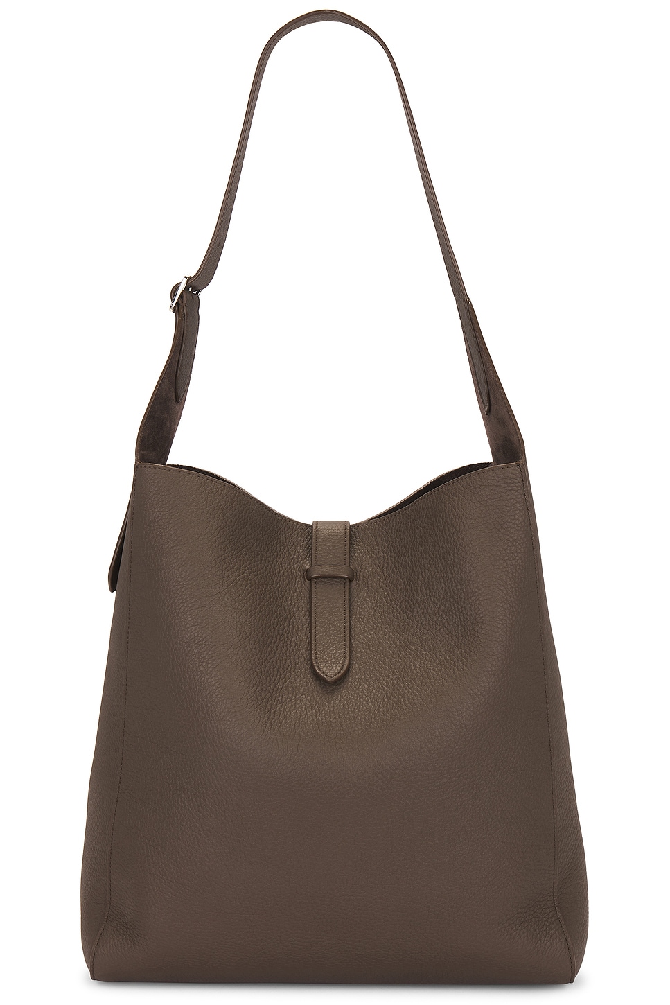 Shop The Row Blake Hobo Lux Grain Bag In Elephant Pld