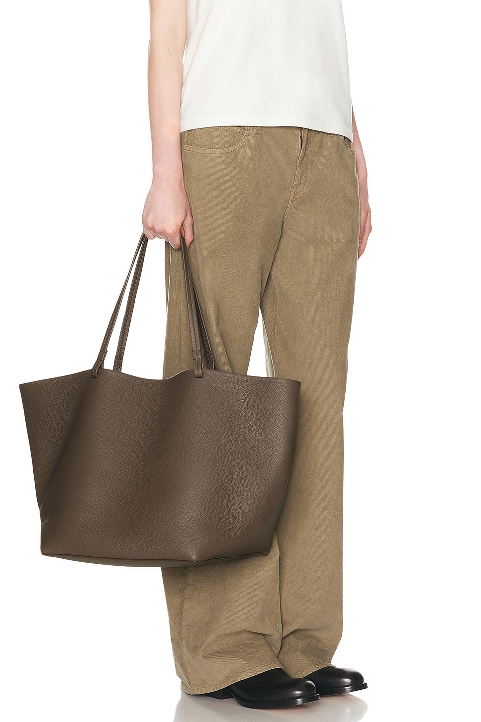 Shop The Row Xl Park Tote Bag In Elephant Pld