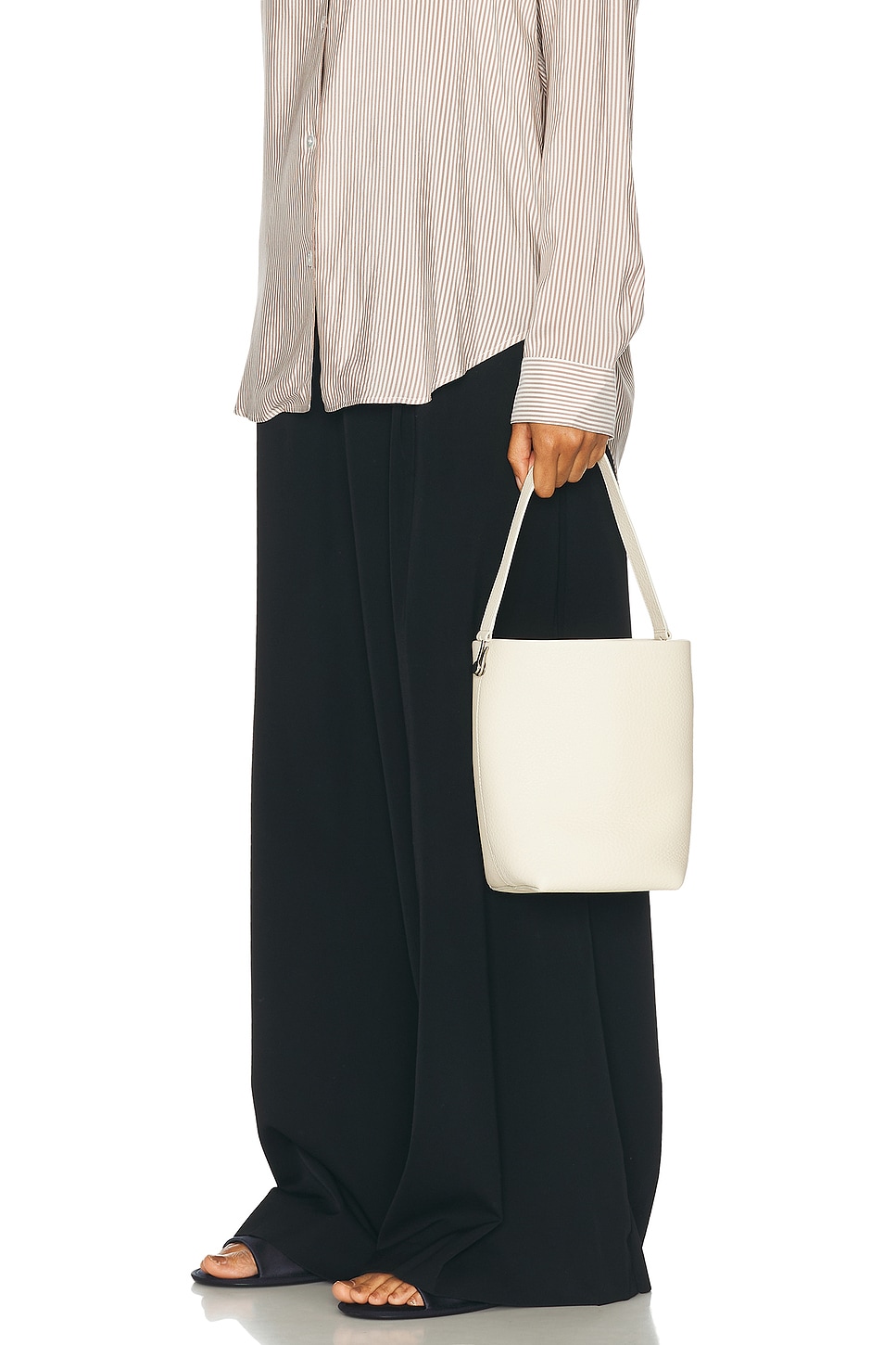 Shop The Row Small Ns Tote Hook Bag In Ivory Ans